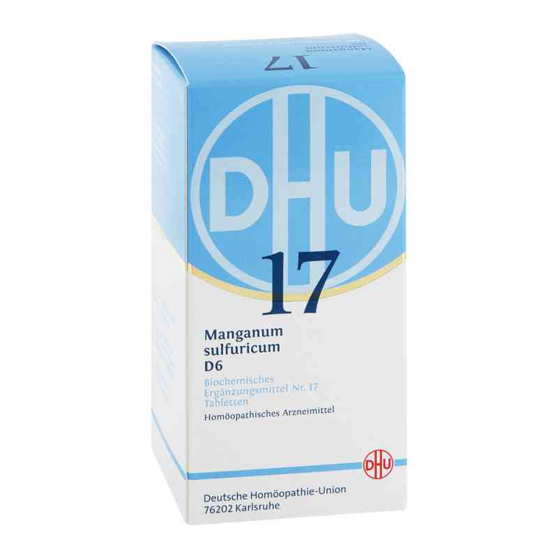 Biochemie Dhu 17 Manganum sulfuricum D 6 w tabletkach 420 szt. od DHU-Arzneimittel GmbH & Co. KG PZN 06584410
