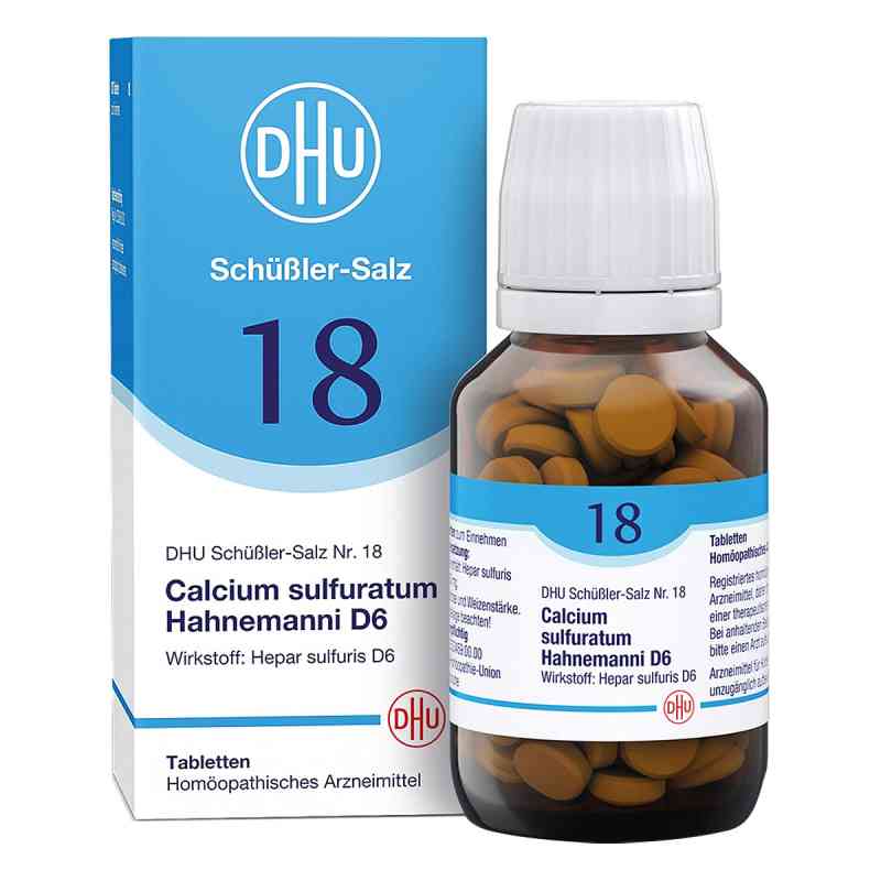 Biochemie Dhu 18 Calcium sulfuratum D 6 Tabl. 200 szt. od DHU-Arzneimittel GmbH & Co. KG PZN 02581231