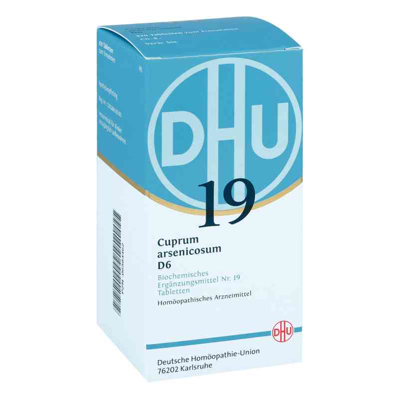 Biochemie Dhu 19 Cuprum arsenicosum D 6 Tabl. 420 szt. od DHU-Arzneimittel GmbH & Co. KG PZN 06584462