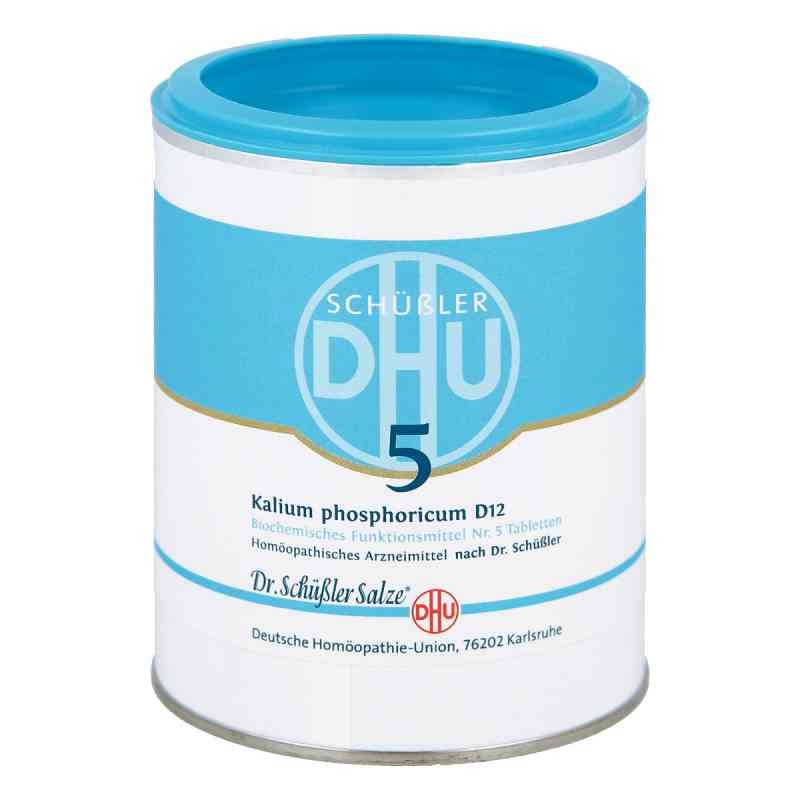 Biochemie Dhu 5 Kalium phosphor.D 12 tabletki 1000 szt. od DHU-Arzneimittel GmbH & Co. KG PZN 00274217