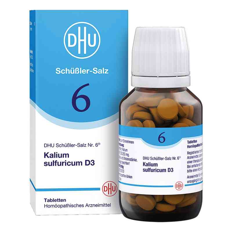 Biochemie Dhu 6 Kalium sulfur.D 3 Tabl. 200 szt. od DHU-Arzneimittel GmbH & Co. KG PZN 02580616