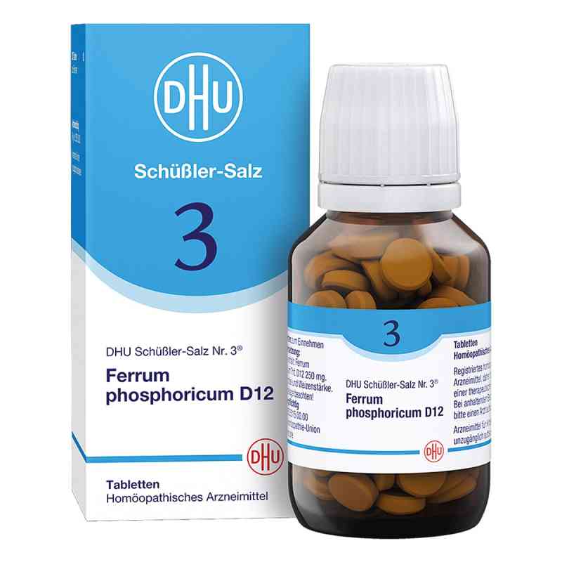 Biochemie DHU Nr3 fosforan żelaza tabletki D12 200 szt. od DHU-Arzneimittel GmbH & Co. KG PZN 02580510