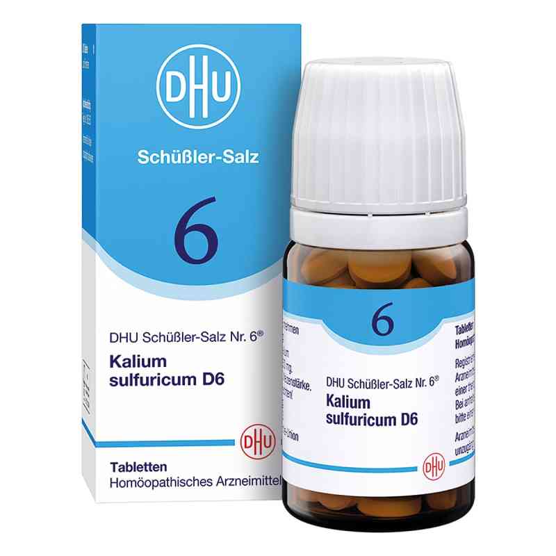 Biochemie DHU sól Nr 6 Siarczan potasu D6, tabletki 80 szt. od DHU-Arzneimittel GmbH & Co. KG PZN 00274275