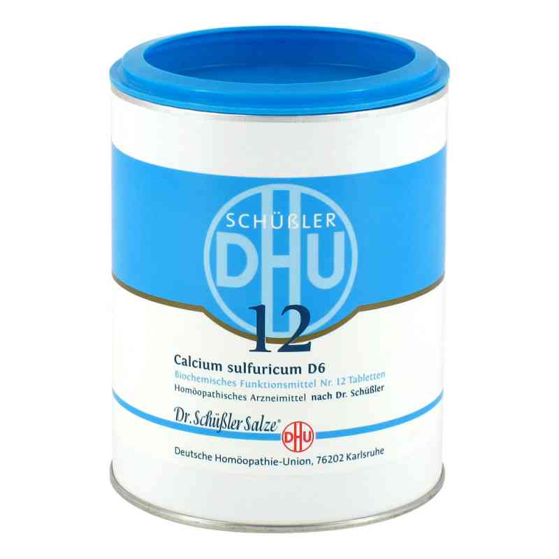 Biochemie DHU12 Calcium sulfuricum D6 tabletki 1000 szt. od DHU-Arzneimittel GmbH & Co. KG PZN 00274878