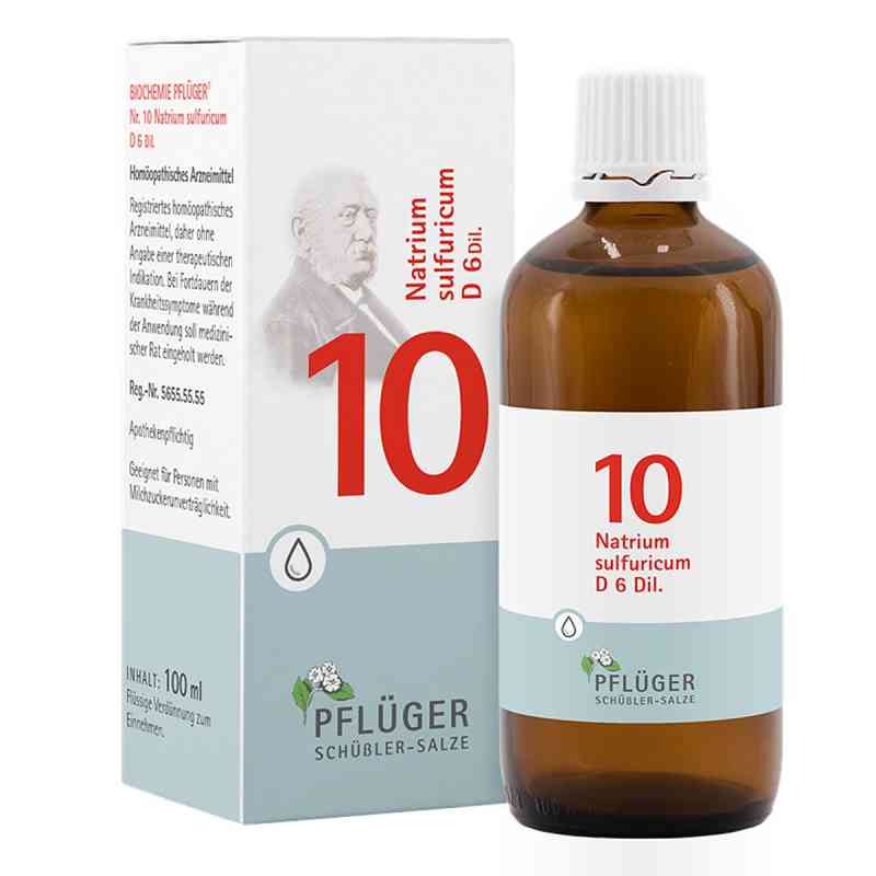 Biochemie Pflüger 10 Natrium sulfuricum D6 krople 100 ml od Homöopathisches Laboratorium Alexander Pflüger Gmb PZN 06324749