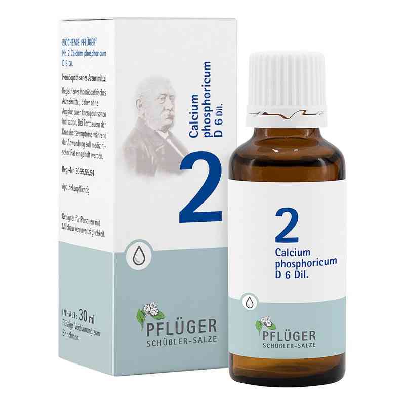 Biochemie Pflueger 2 Calcium phosph.D 6 Tropfen 30 ml od Homöopathisches Laboratorium Ale PZN 06323709