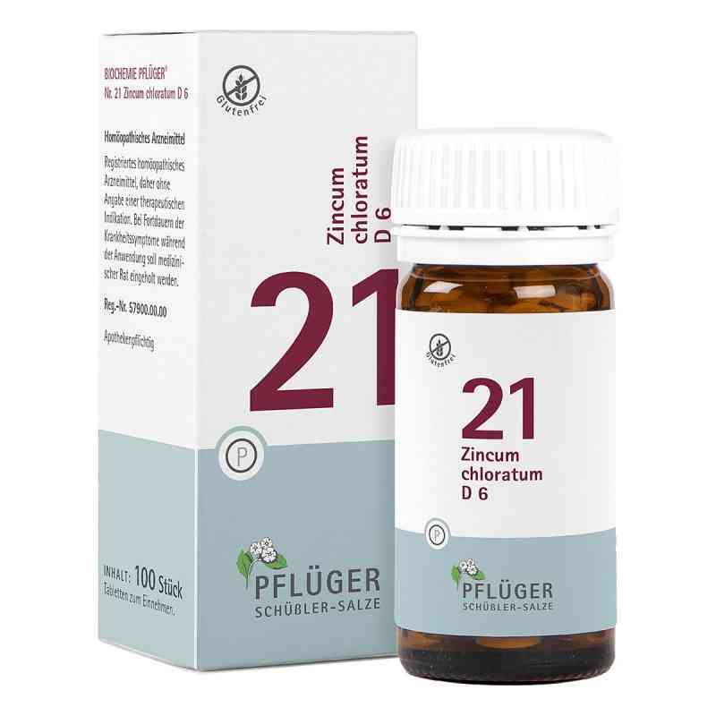 Biochemie Pflueger 21 Zincum chloratum D 6 Tabl. 100 szt. od Homöopathisches Laboratorium Ale PZN 06322733