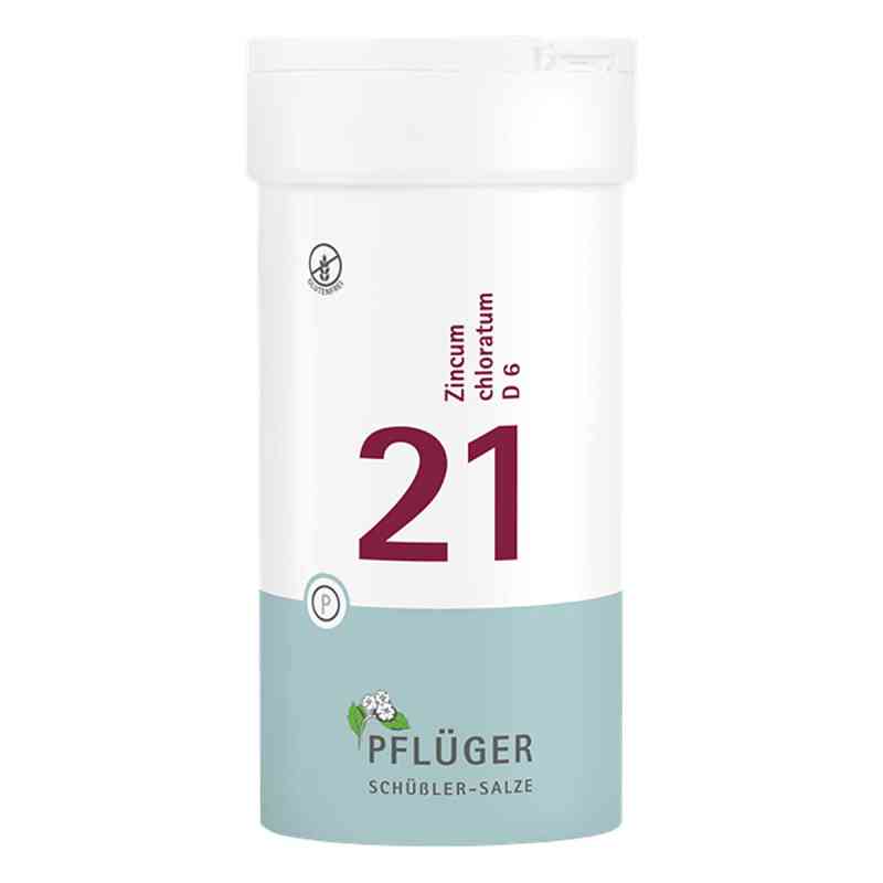 Biochemie Pflueger 21 Zincum chloratum D6 tabletki 400 szt. od Homöopathisches Laboratorium Alexander Pflüger Gmb PZN 06322756