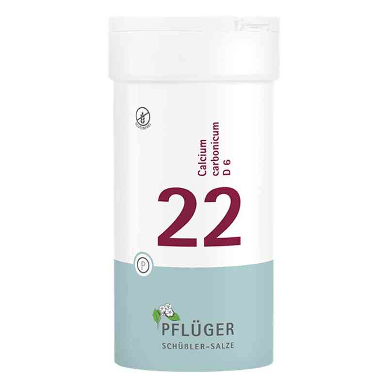 Biochemie Pflueger 22 Calcium carbonic. D6 tabletki 400 szt. od Homöopathisches Laboratorium Alexander Pflüger Gmb PZN 06322839