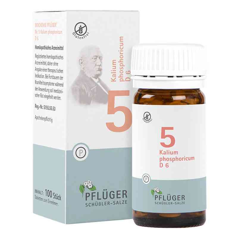 Biochemie Pflüger 5 Kalium phosphoricum D6, tabletki 100 szt. od Homöopathisches Laboratorium Alexander Pflüger Gmb PZN 06319180