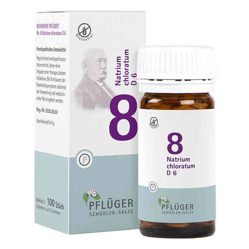 Biochemie Pflüger 8 Chlorek sodu D6, tabletki 100 szt. od Homöopathisches Laboratorium Alexander Pflüger Gmb PZN 06319375