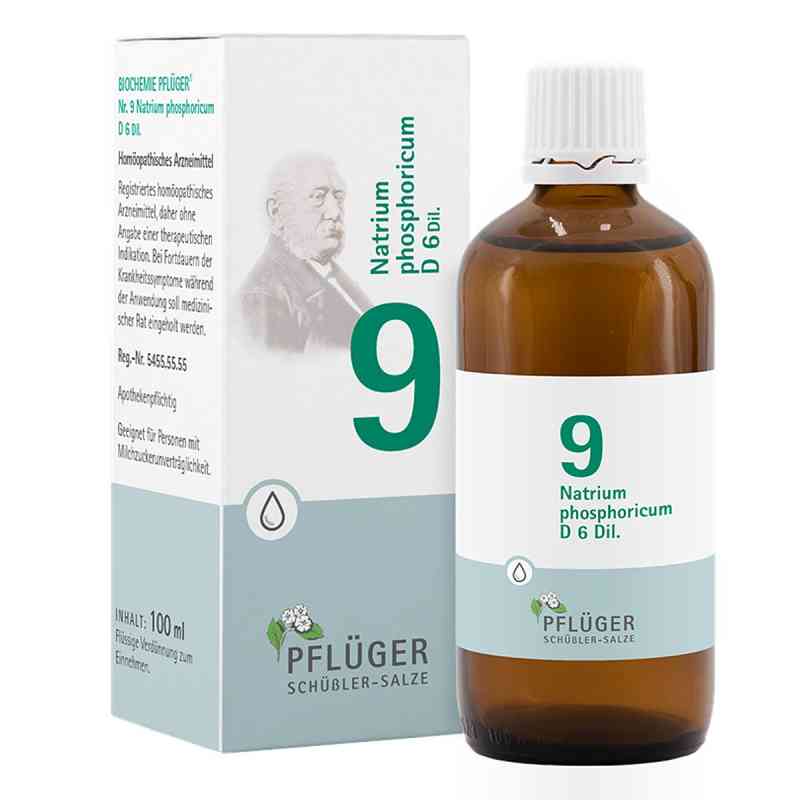 Biochemie Pflüger 9 Natrium phosphoricum D6 krople 100 ml od Homöopathisches Laboratorium Alexander Pflüger Gmb PZN 06324672
