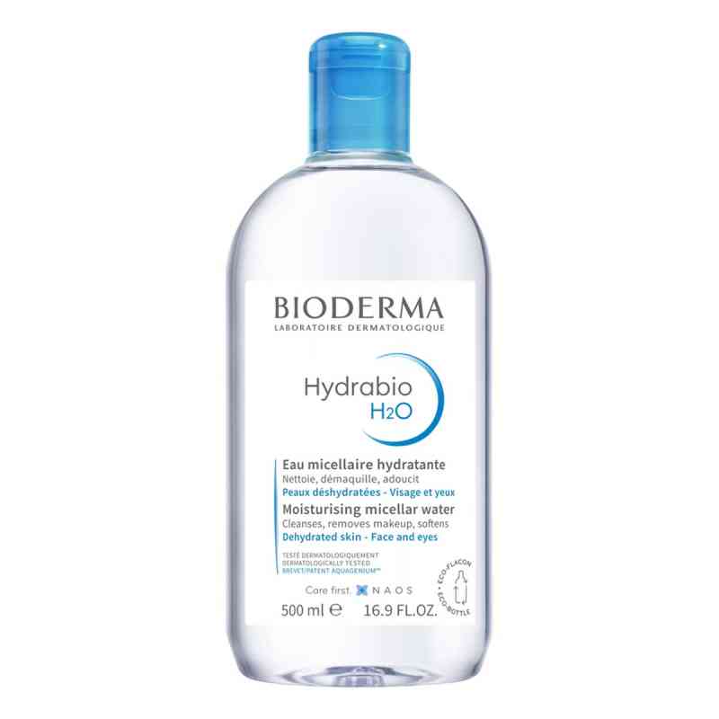 Bioderma Hydrabio H2O 4in1 nawilżający płyn micelarny do demakij 500 ml od NAOS Deutschland GmbH PZN 11647851