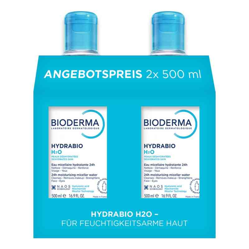 Bioderma Hydrabio H2o płyn micelarny 2X500 ml od NAOS Deutschland GmbH PZN 16820366