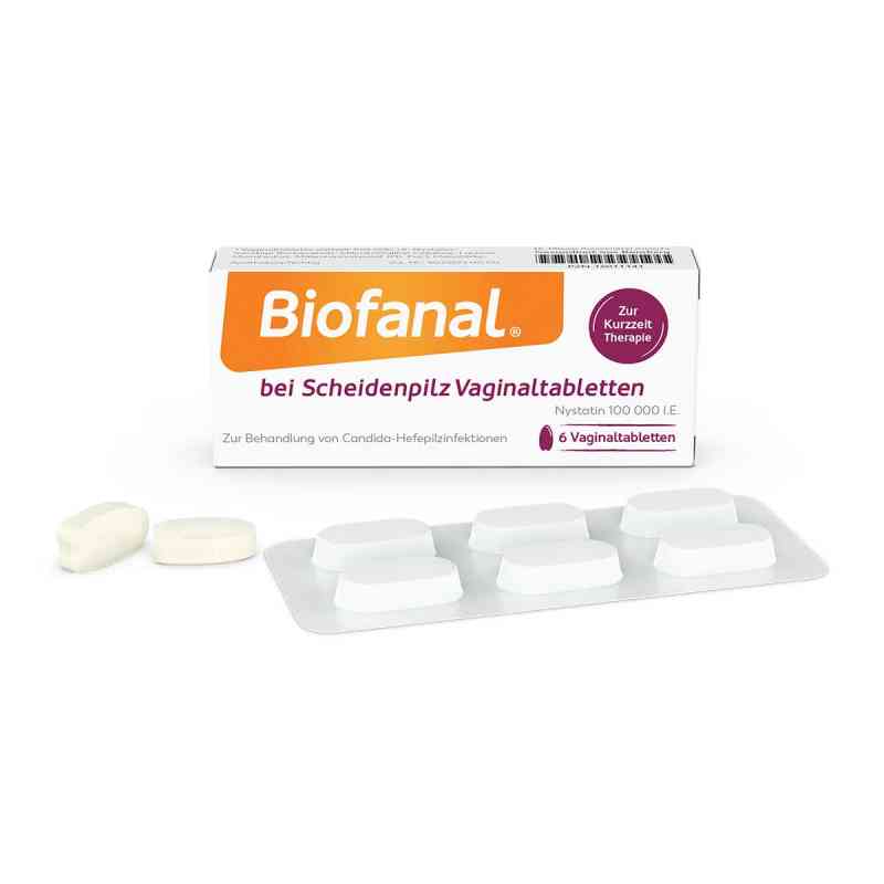 Biofanal na grzybicę pochwy 100 000 j.m. tabletki dopochwowe 6 szt. od Dr. Pfleger Arzneimittel GmbH PZN 16011141