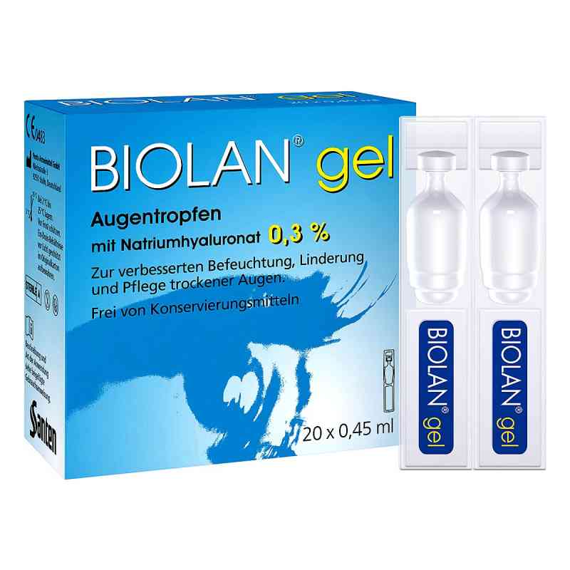 Biolan Gel krople do oczu 20X0.45 ml od Santen GmbH PZN 03706924