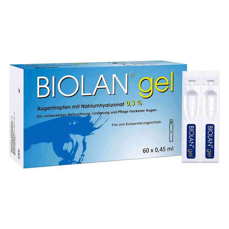 Biolan Gel krople do oczu 60X0.45 ml od Santen GmbH PZN 03706930