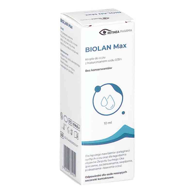 Biolan Max krople do oczu 10 ml od PENTA ARZNEIMITTEL GMBH PZN 08302893