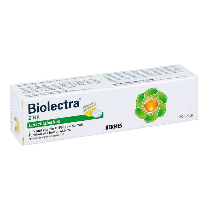 Biolectra Cynk tabletki do ssania 20 szt. od HERMES Arzneimittel GmbH PZN 01692164