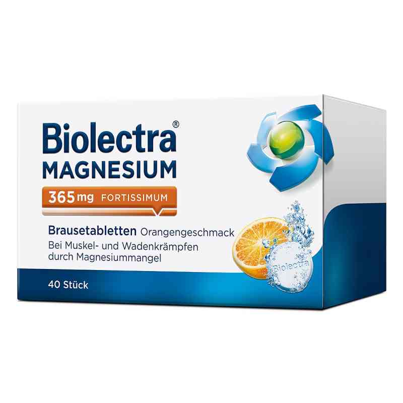 Biolectra Magnesium 365 for. smak pom. tabletki musujące 40 szt. od HERMES Arzneimittel GmbH PZN 02725285