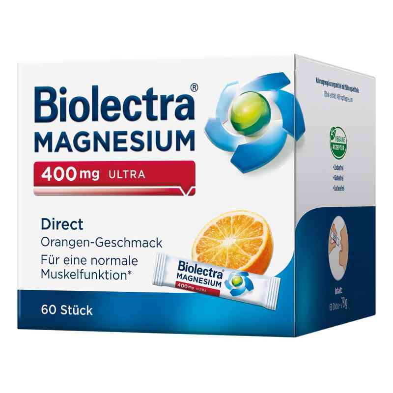 Biolectra Magnesium 400 mg ultra granulki 60 szt. od HERMES Arzneimittel GmbH PZN 14371272