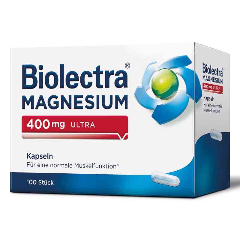 Biolectra Magnesium 400 mg ultra kapsułki 100 szt. od HERMES Arzneimittel GmbH PZN 10043648