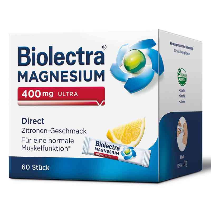 Biolectra Magnesium 400 mg ultra w saszetkach 60 szt. od HERMES Arzneimittel GmbH PZN 14371289