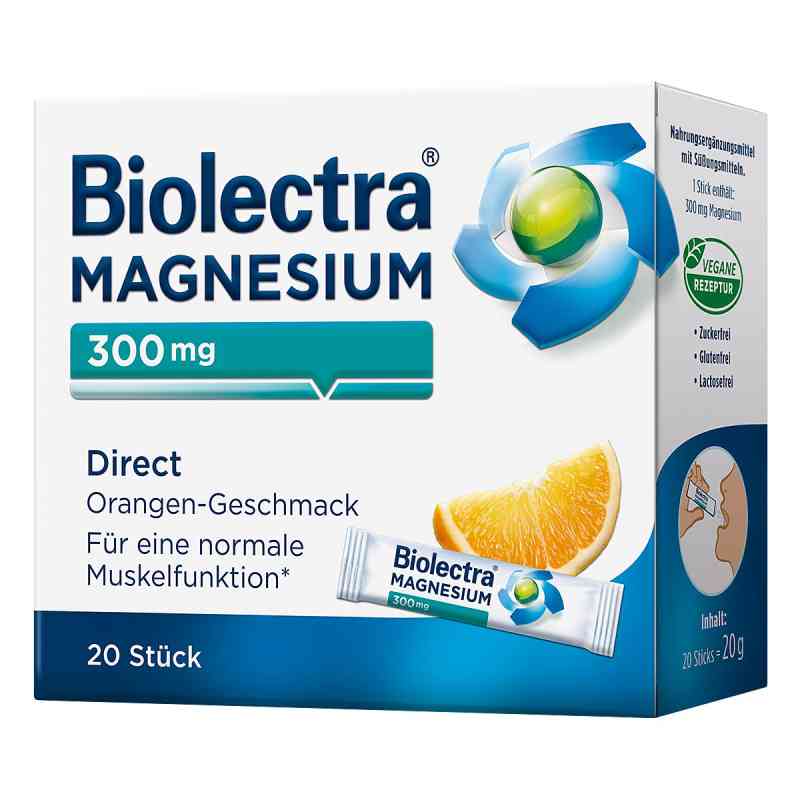 Biolectra Magnesium Direct Orange granulat 20 szt. od HERMES Arzneimittel GmbH PZN 07795646