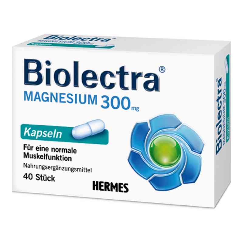 Biolectra Magnez 300mg kapsułki 40 szt. od HERMES Arzneimittel GmbH PZN 05561513