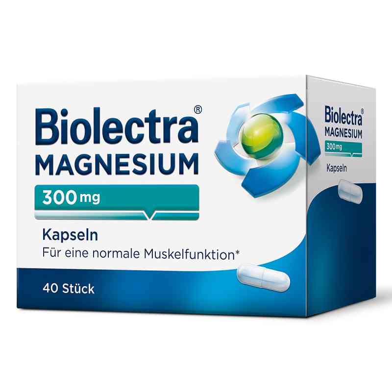 Biolectra Magnez 300mg kapsułki 40 szt. od HERMES Arzneimittel GmbH PZN 05561513