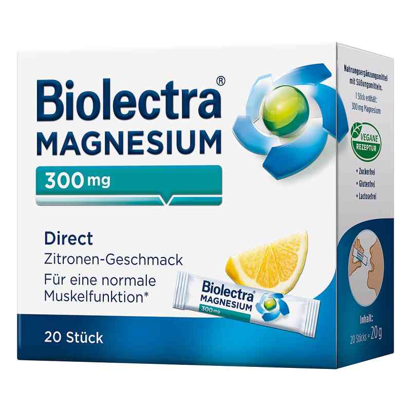 Biolectra Magnez Direct saszetki 20 szt. od HERMES Arzneimittel GmbH PZN 04115295