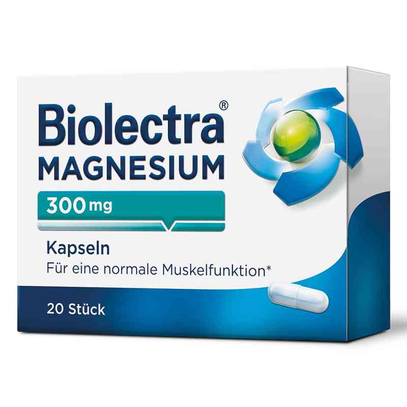 Biolectra magnez kapsułki 300 mg 20 szt. od HERMES Arzneimittel GmbH PZN 05561507