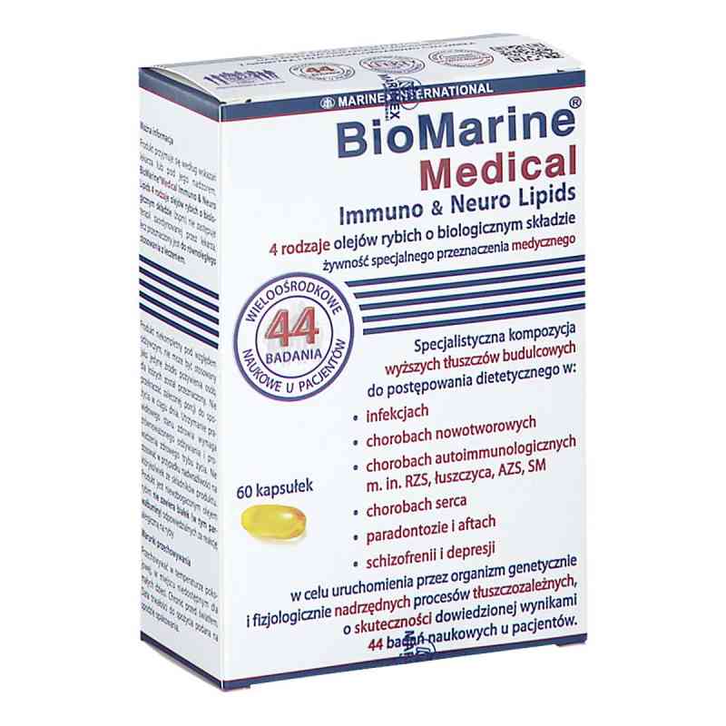 Biomarine Medical Immuno & Neuro Lipids 4 rodzaje olejów rybich  60  od MARINEX INTERNATIONAL SP. Z O.O. PZN 08305182
