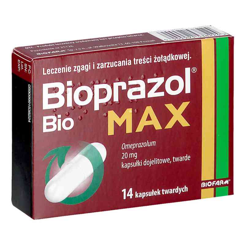Bioprazol Bio Max kapsułki 14  od TOWA PHARMACEUTICAL EUROPE SL PZN 08306308