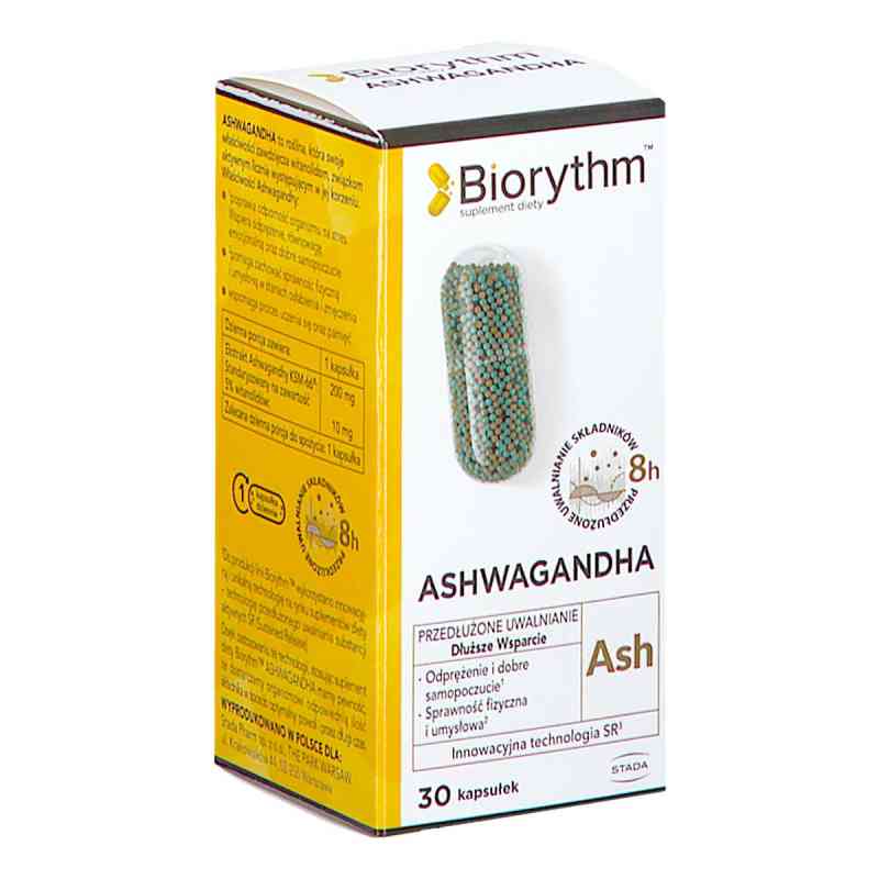 Biorythm Ashwagandha kapsułki 30  od MASTER PHARM S.A. PZN 08304115