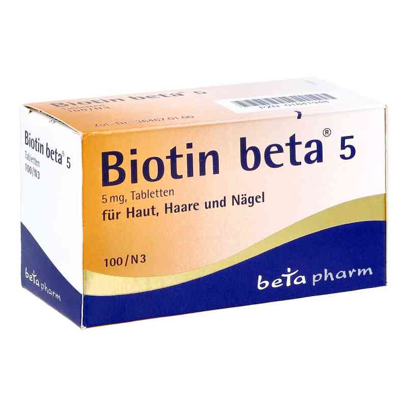 Biotin Beta 5 Tabl. 100 szt. od betapharm Arzneimittel GmbH PZN 01841948