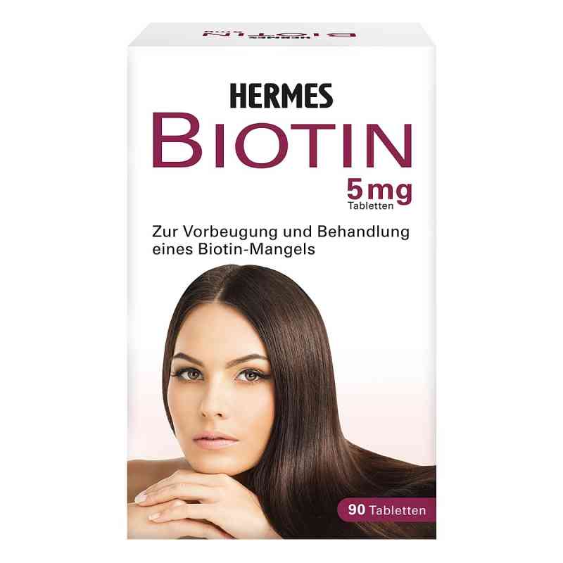 Biotin Hermes 5 mg tabletki 90 szt. od HERMES Arzneimittel GmbH PZN 02253656