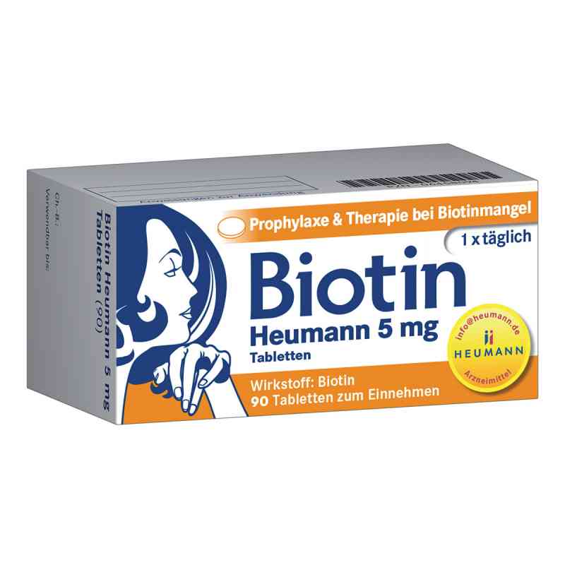 Biotin Heumann 5 mg tabletki 90 szt. od HEUMANN PHARMA GmbH & Co. Generi PZN 06458094