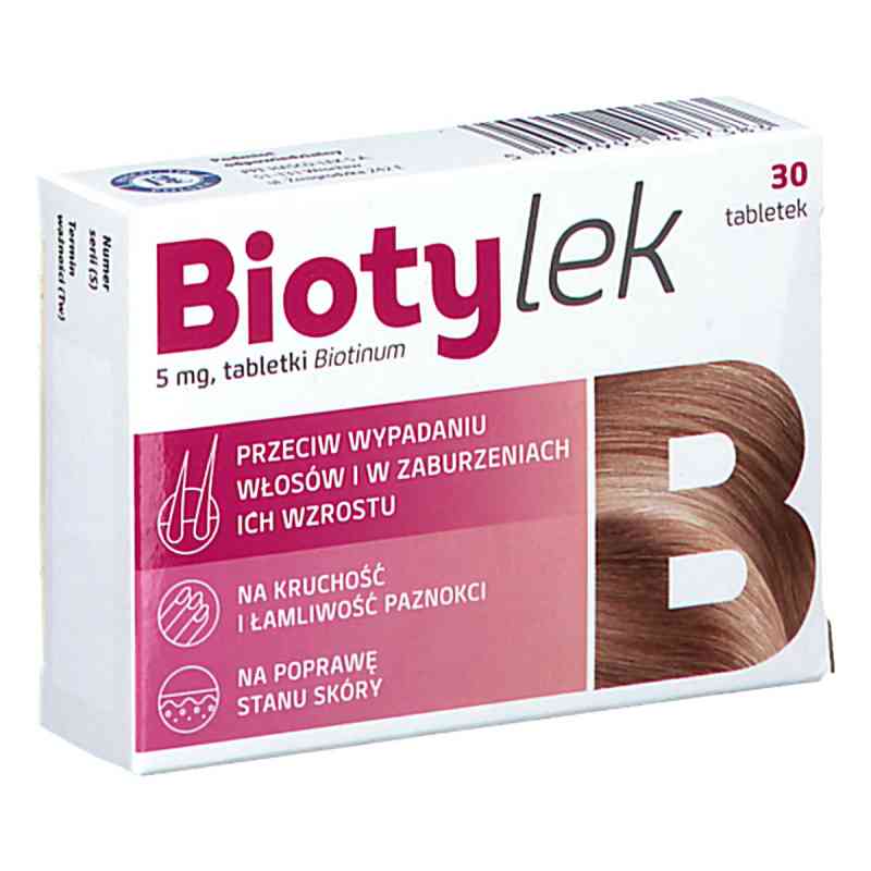 Biotylek tabletki 30  od PRZEDSIĘBIORSTWO PRODUKCJI FARMACEUTYCZNEJ HASCO-L PZN 08304249