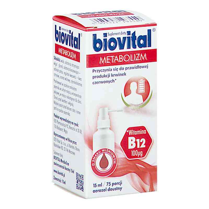 Biovital Metabolizm aerozol 15 ml od  PZN 08304516
