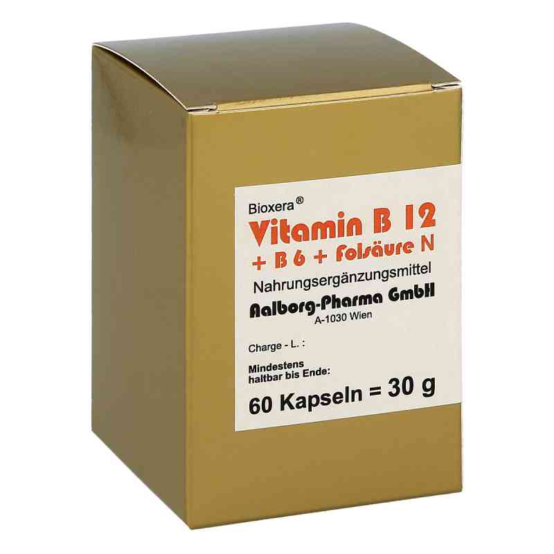 Bioxera witamina B12 + B6 + kwas foliowy kapsułki 60 szt. od FBK-Pharma GmbH PZN 00093071
