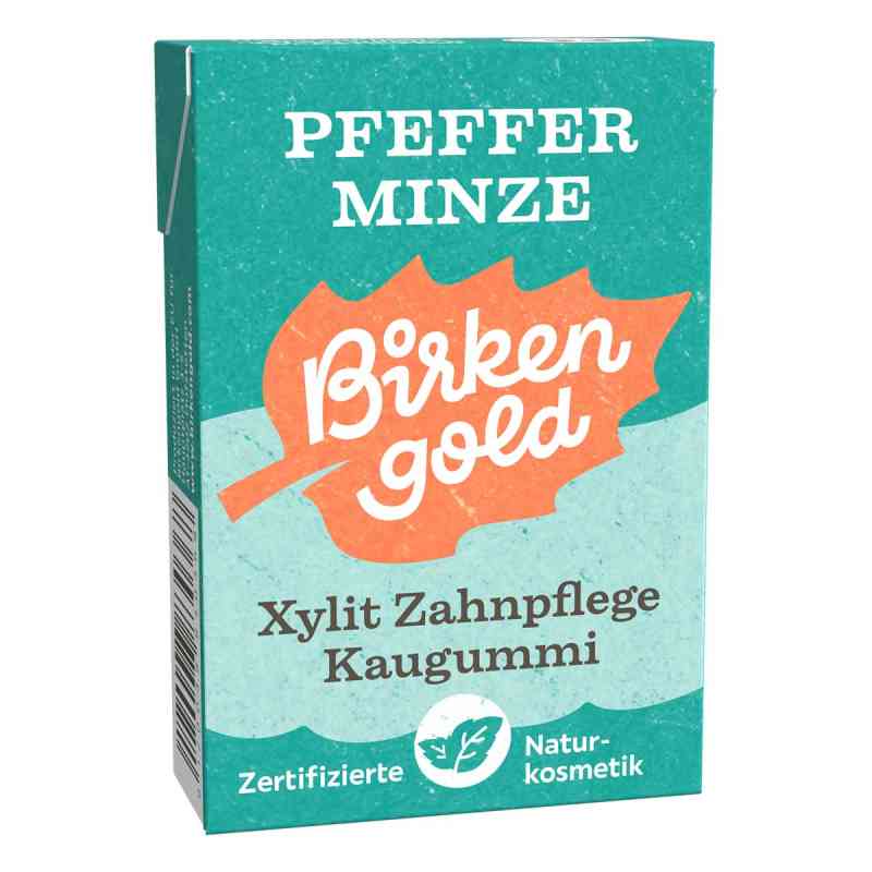 Birkengold Zahnpflege Natur Kaugummi Pfefferminze 20 szt. od Birkengold GmbH PZN 19290325