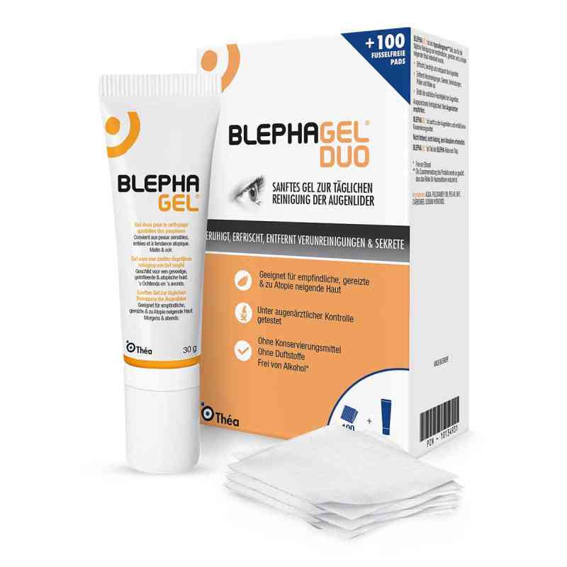 Blephagel Duo 30 g preparat do oczyszczania brwi i powiek 1 op. od Thea Pharma GmbH PZN 10134931