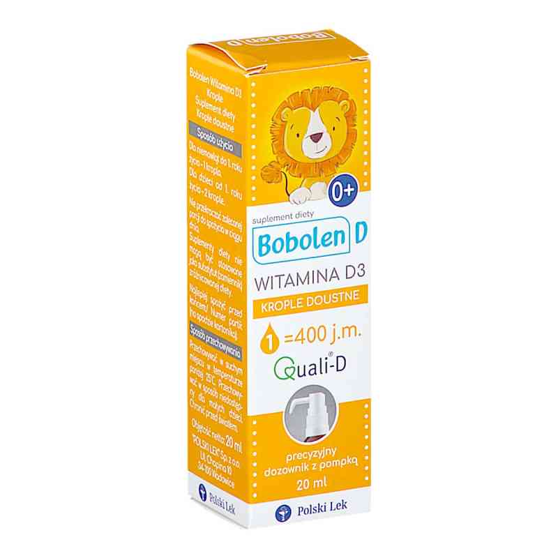Bobolen Witamina D3 krople 20 ml od POLSKI LEK  PZN 08303606
