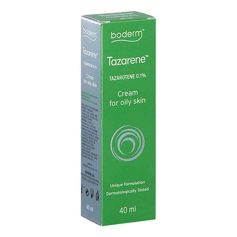 Boderm Tazarene Krem do skóry tłustej 0,1% tazaroten 40 ml od  PZN 08305114
