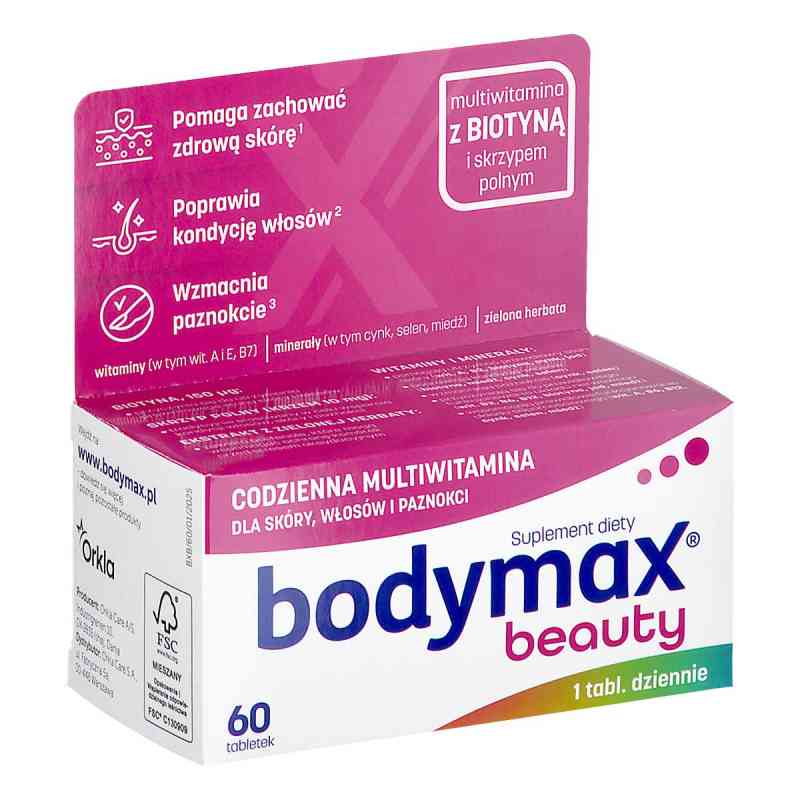 Bodymax Beauty tabletki 60  od ORKLA CARE A/S PZN 08306165