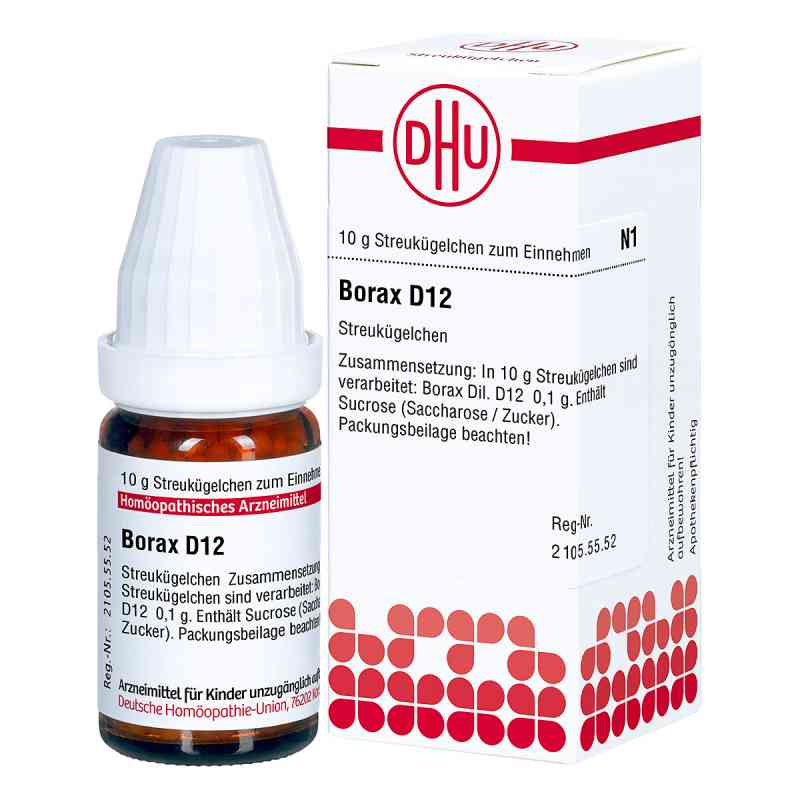 Borax D 12 Globuli 10 g od DHU-Arzneimittel GmbH & Co. KG PZN 02894734