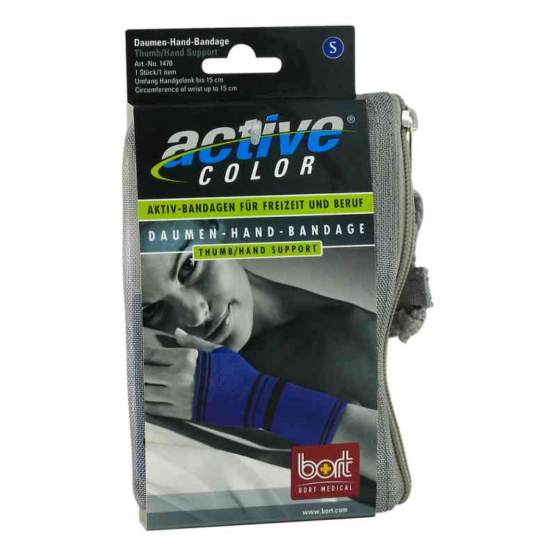 Bort Activecolor Daumen Hand Band.small blau 1 szt. od Bort GmbH PZN 05873514