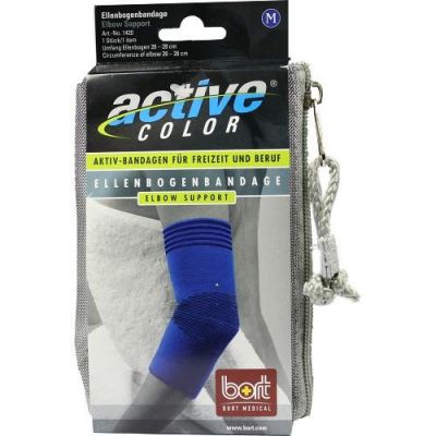 Bort Activecolor Ellenbogenbandage medium blau 1 szt. od Bort GmbH PZN 06914451