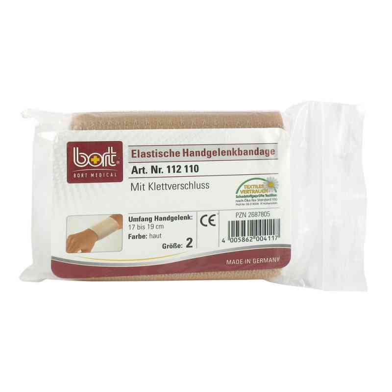 Bort Handgelenkbandage Gr.2 haut m.Klettvers. 1 szt. od Bort GmbH PZN 02687805